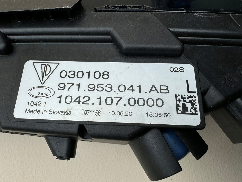 фото №16, Porsche panamera 971 16-23r лампа свет led do движение dziennej drl левая