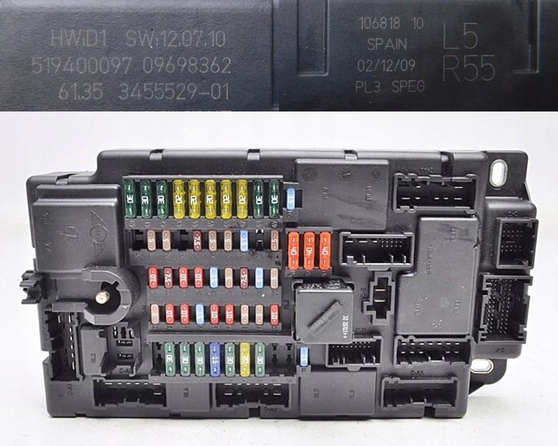 фото №1, Модуль комфорту коробка bsi 3455529 - mini cooper r56 1.6 16v