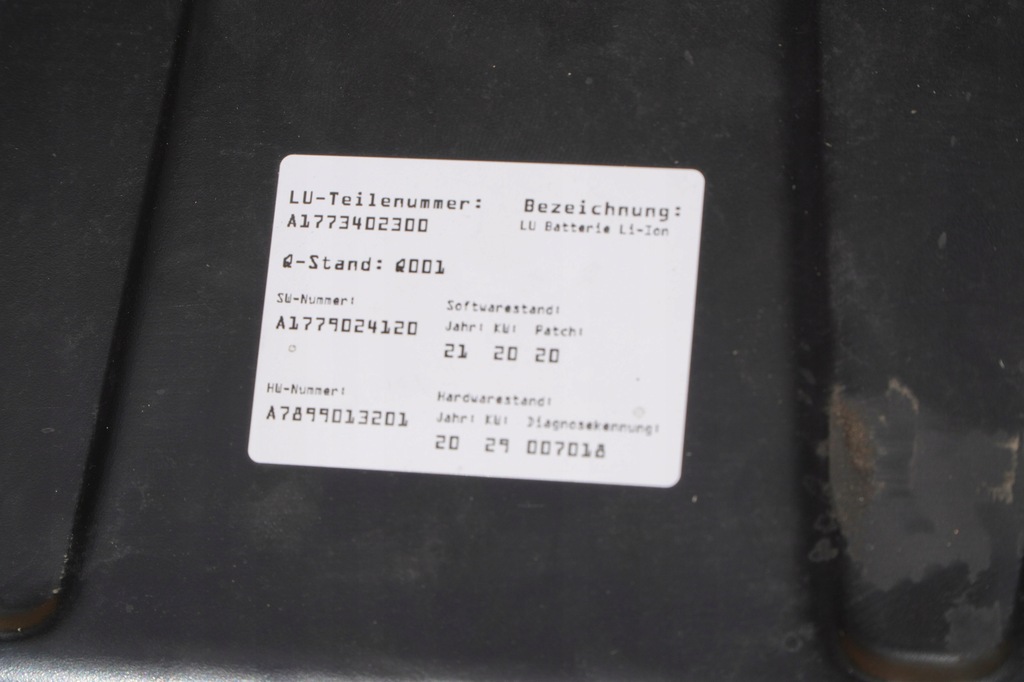 фото №6, Акумулятор a1773402300 a1779024120 43 ah 15.6 kwh 363v mercedes gla 250e 20-