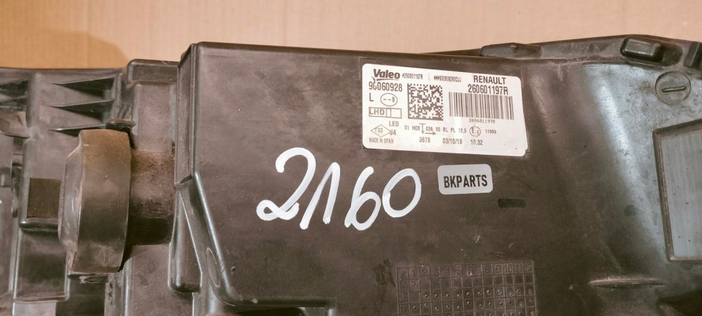 Купить Renault megane iv 2016 full led фара левый перед левая передняя 260601197r 4