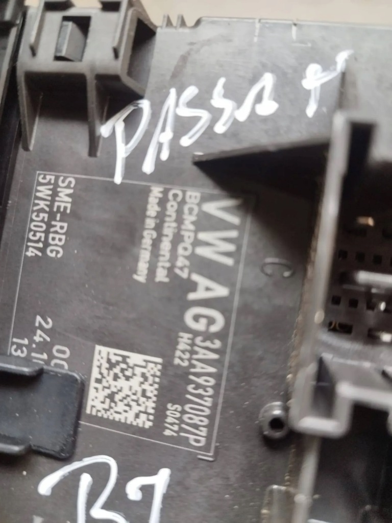 фото №2, Модуль блок управления бортовой сетью vw passat b7 3aa937087p