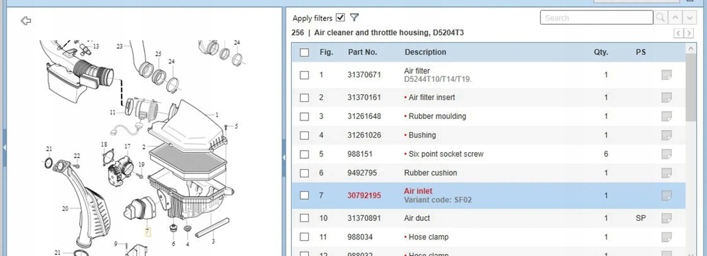 фото №5, Volvo s80 2012 дроти повітря