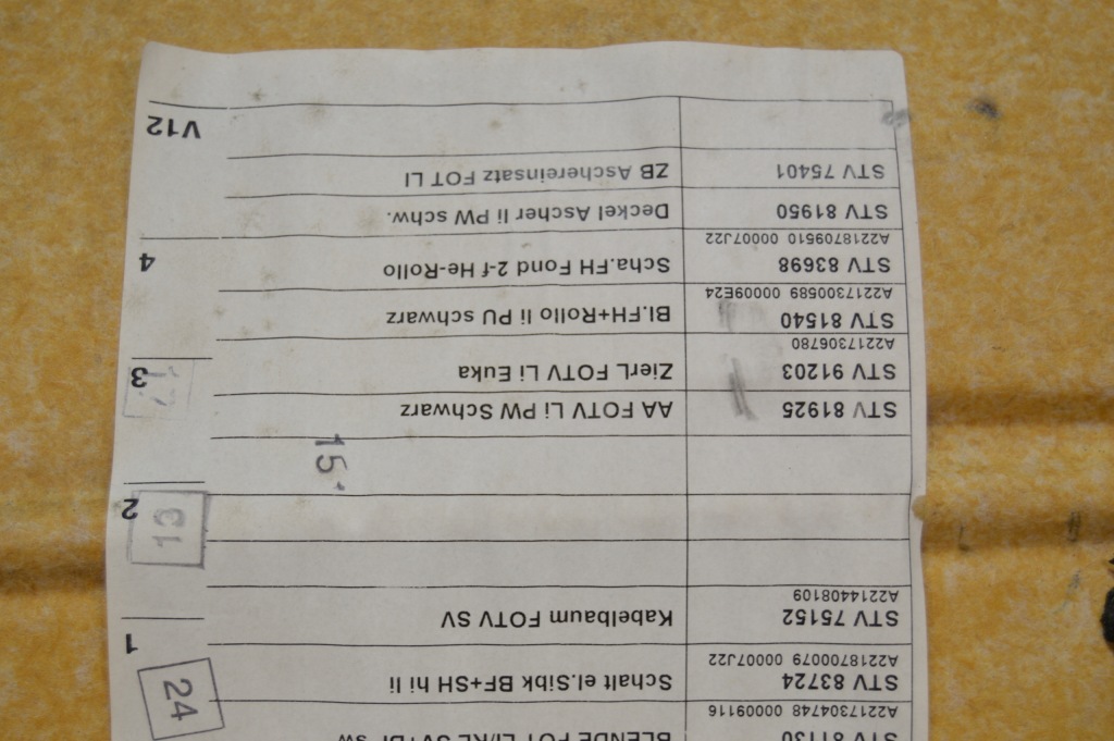 фото №4, Обшивка дверь левый задняя mercedes w221 lift long