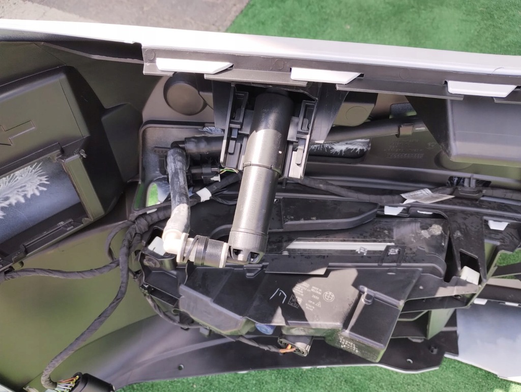 фото №13, Бампер перед bmw 6 gt g32 7415532 оригинальный номер новый комплект жгут омыватель drl хром