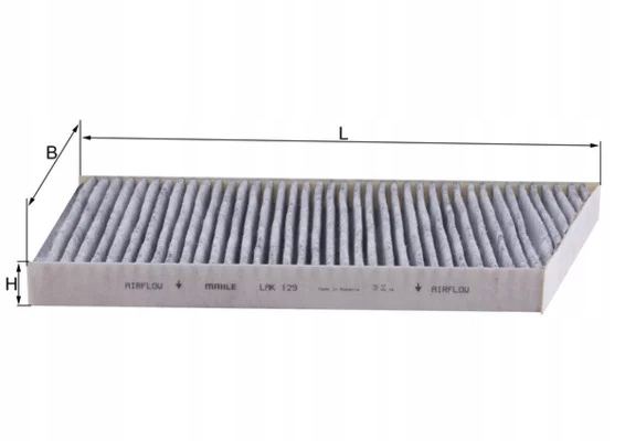 Lak129/mah фильтр кабины mb mahle Цена