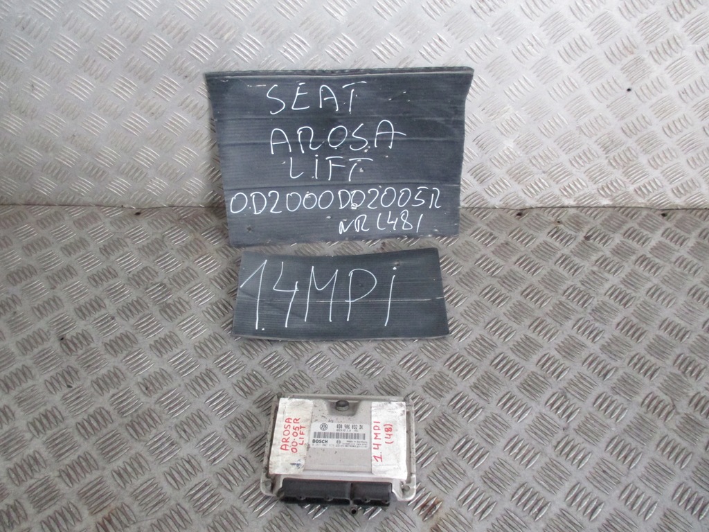 фото №5, Бортовий комп'ютер двигуна seat arosa 1.4 mpi 00-05r
