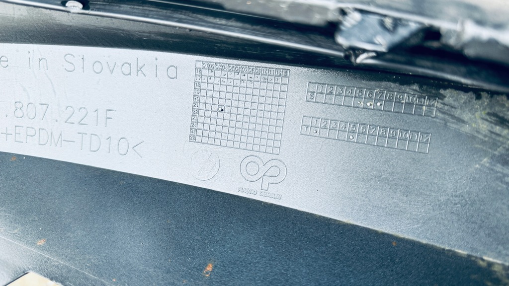 фото №13, Бампер передний перед vw up lift 16-20 1s0 1s0807221f