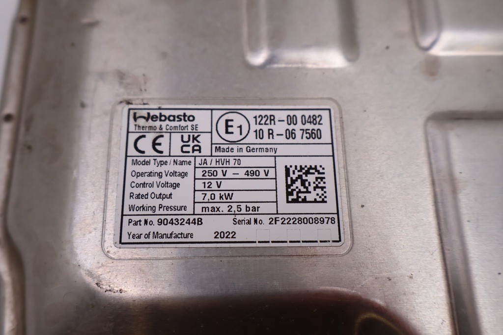 фото №6, Jeep wrangler jl chrysler pacifica нагреватель аккумулятора webasto 68443445ac,