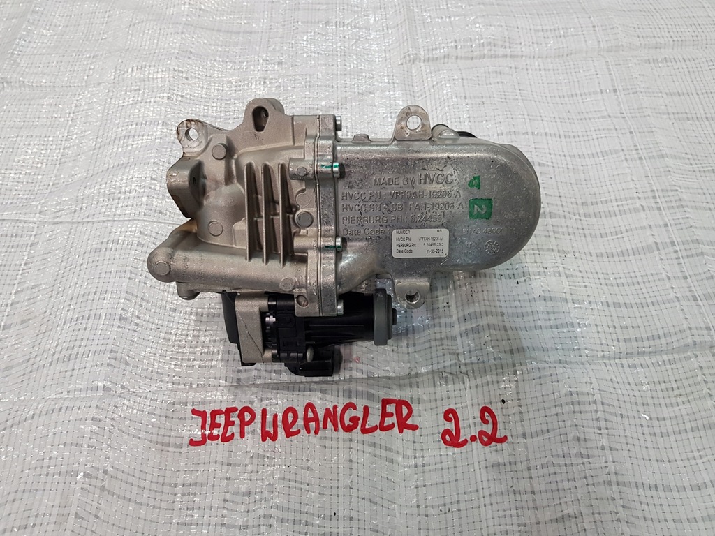 фото №1, Радиатор выхлопных газов egr jeep wrangler jl 2.2 18r