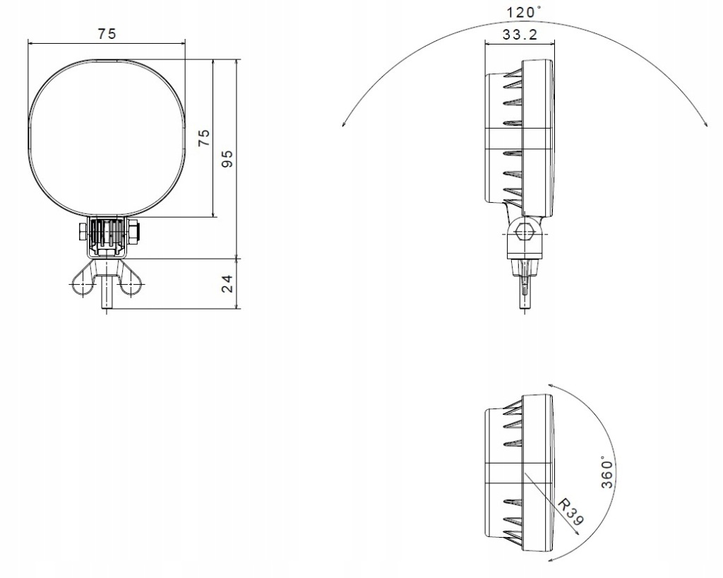 фото №2, Лампа led заднього виду ft-410 p