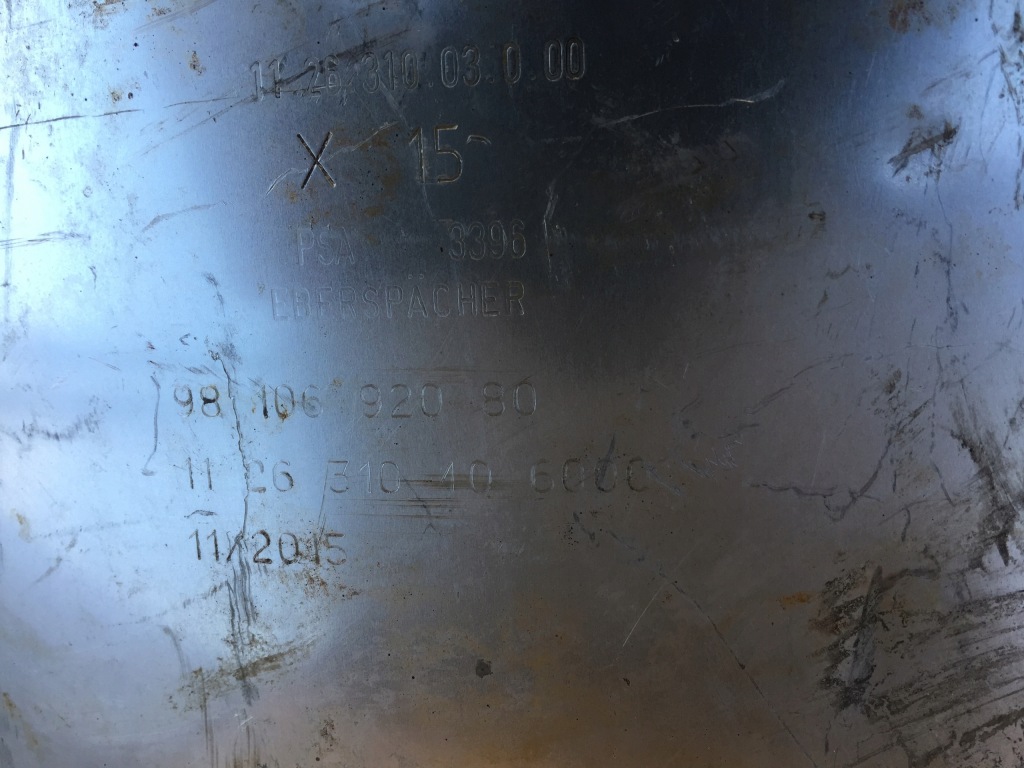 фото №3, Citroen c4 picasso ii 2.0 гасник вихлоп кінцевий