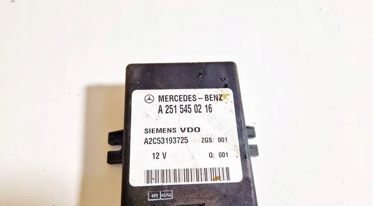 Mercedes-benz r-class інше комп'ютери 2007 3.0l a2515450216 a2c53193725 Ціна