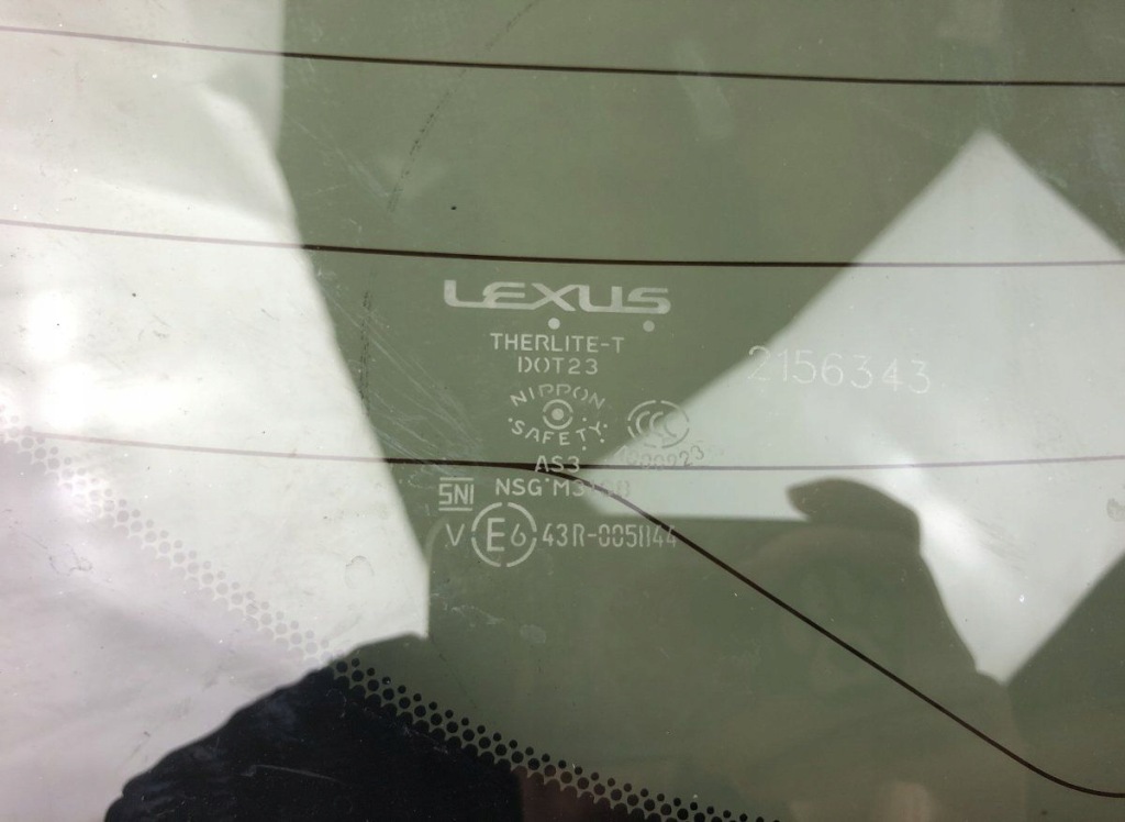 фото №2, 6810578010 стекло задняя lexus nx i