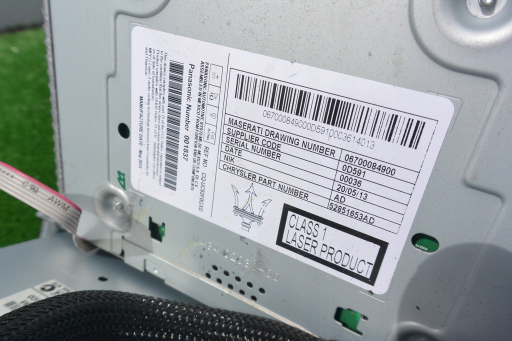 фото №13, Радио навигация экран maserati quattroporte vi