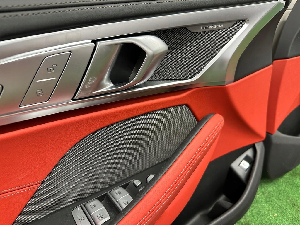 фото №10, Bmw 8 g16 обивка сиденья заднее сиденье обшивки туннель кожа fiona rot