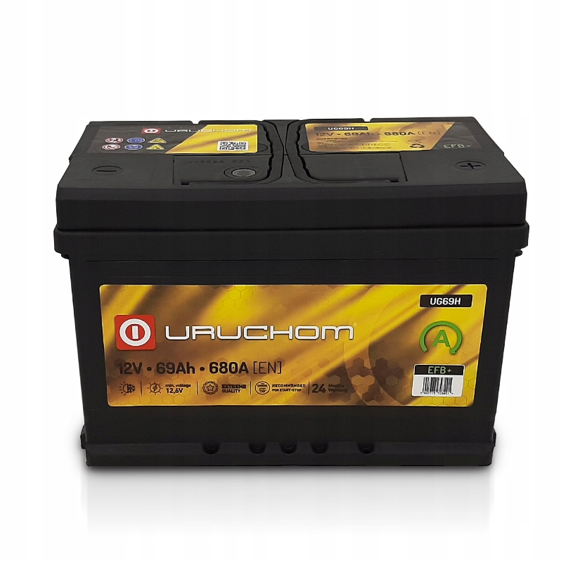 фото №1, Акумулятор uruchom efb ug69h 69ah 680a