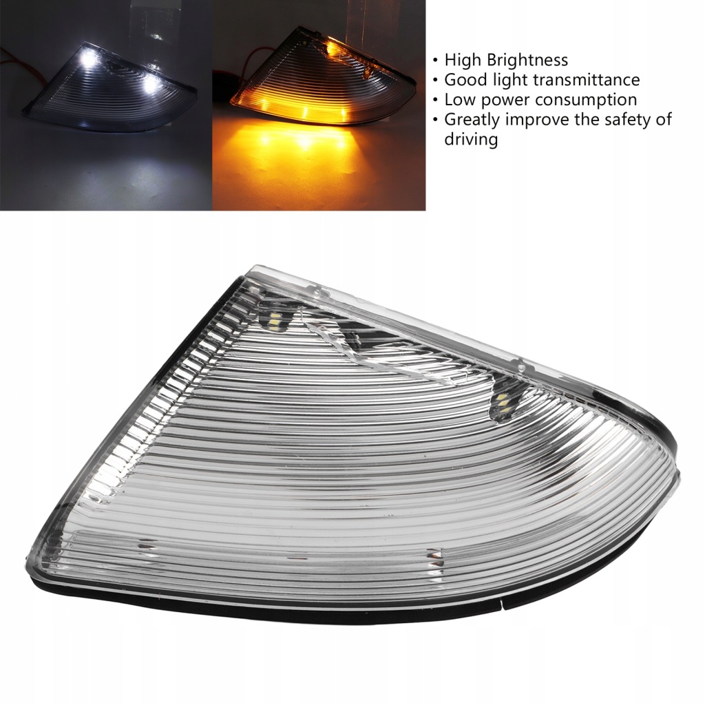 Белый правый поворотник w зеркало 68064949aa заменитель dla dodge cs Цена