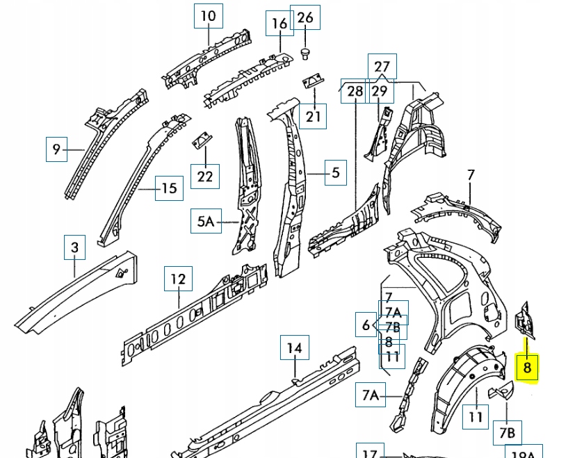 фото №6, Плита опорна лівий задня seat ibiza оригінальний номер 6l6809440