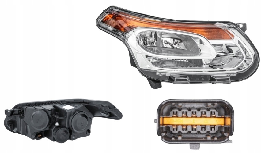 фото №1, Фара лампа правий citroen c3 picasso 08-hella