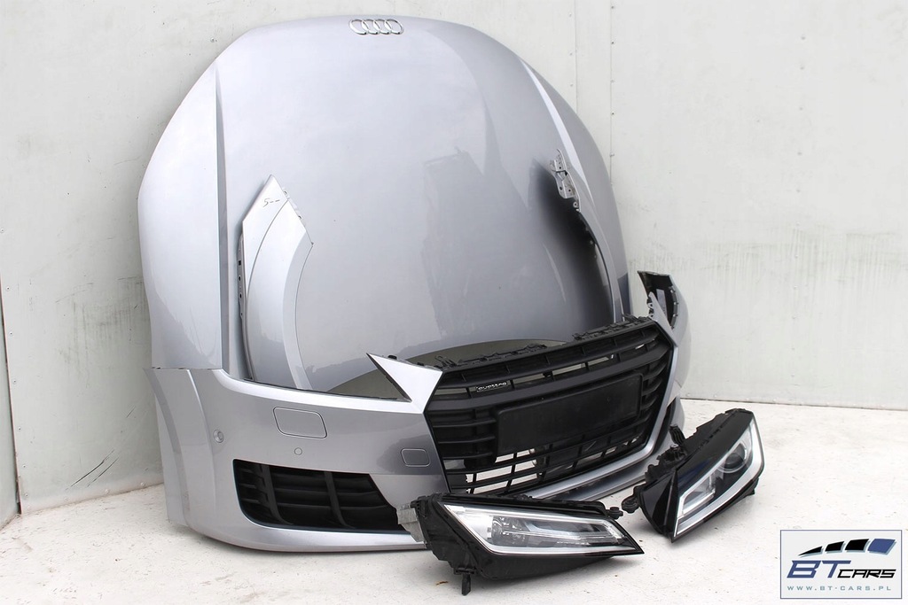 фото №5, Audi tt 8s lz7g перед капот крила бампер pas передній лампи підсилювач