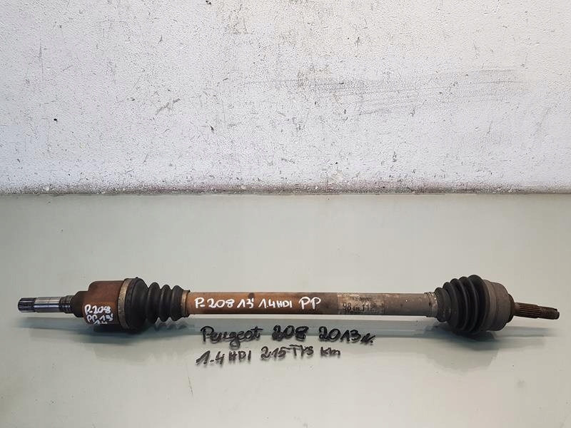 фото №1, Привідний вал права peugeot 208 i 1.4 hdi