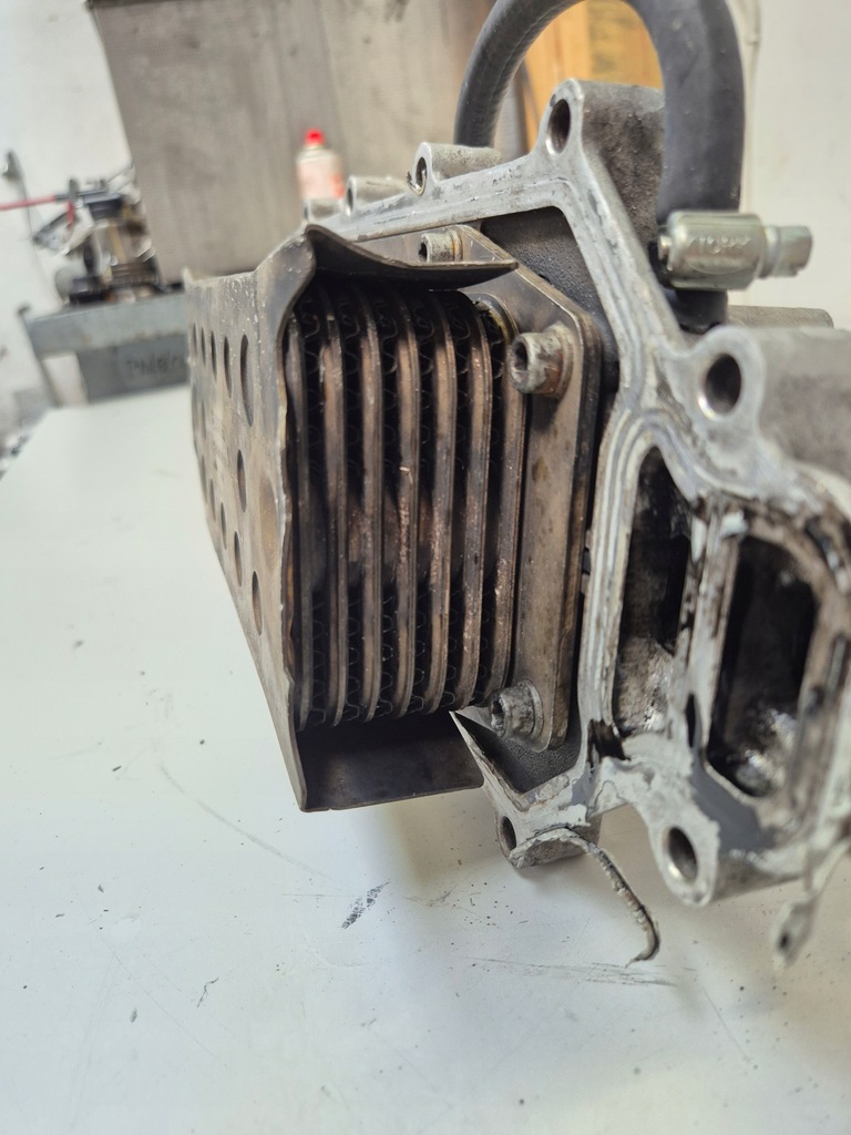 фото №5, Радиатор масла теплообменник тепла основание фильтра bmw e38 e65 740d 4.0d m67