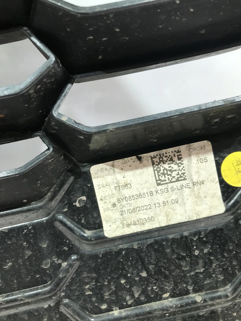 фото №6, Решётка радиатора решётка радиатора бампера перед a3 8y 20- 8y0853651b