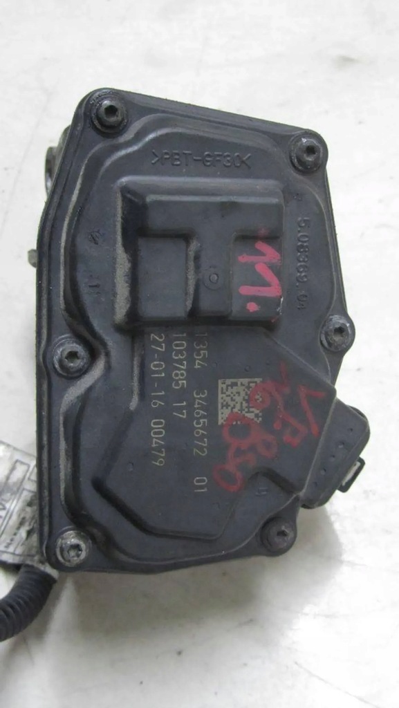 фото №5, Toyota verso lift 1.6 дроссельная заслонка 3465672 14-