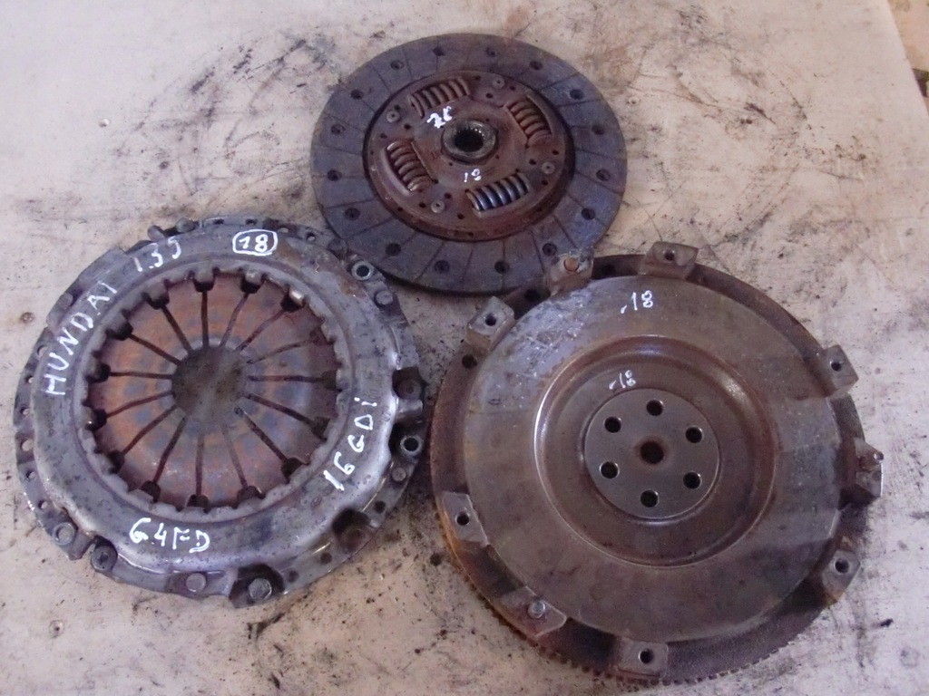 фото №1, Hyundai ix35 1.6 gdi g4fd колесо маховик сцепление 18