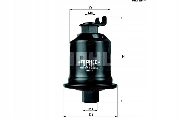 фото №1, Knecht фільтр пального mitsubishi carisma, colt v 1.3