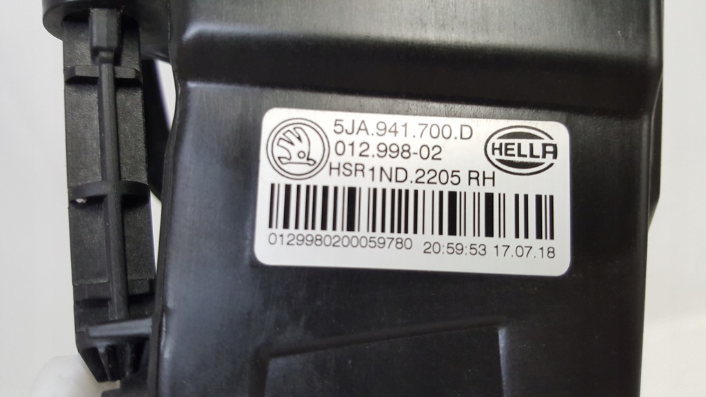 фото №7, Skoda rapid 5ja lift противотуманная фара правый 2015-2019r