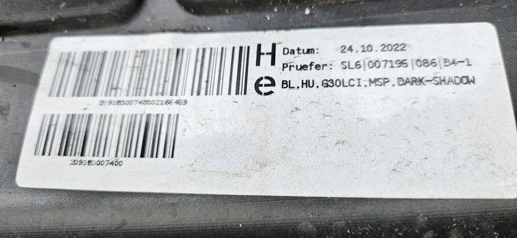 фото №14, Бампер bmw 5 g31 lci lift 2020- kombi m-pakiet задня pdc задній