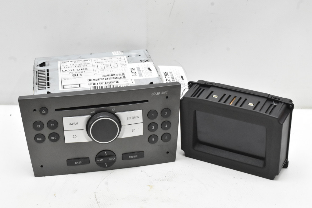 фото №1, Радио радиопроигрыватель cd mp3 rds 13233929 13238825 opel vectra c lift 05-09