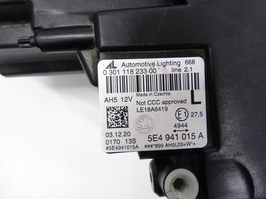 фото №15, Skoda octavia iv 19-23 лампа левая full led 5e4941015a оригинальная