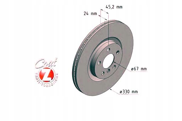 фото №1, Zimmermann гальмівні диски гальмівні 2szt bmw 2 f45 14- prz
