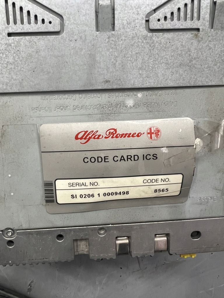 фото №7, Alfa romeo 166 2,4 jtd радио navi навигация панель обдув набор 60779648