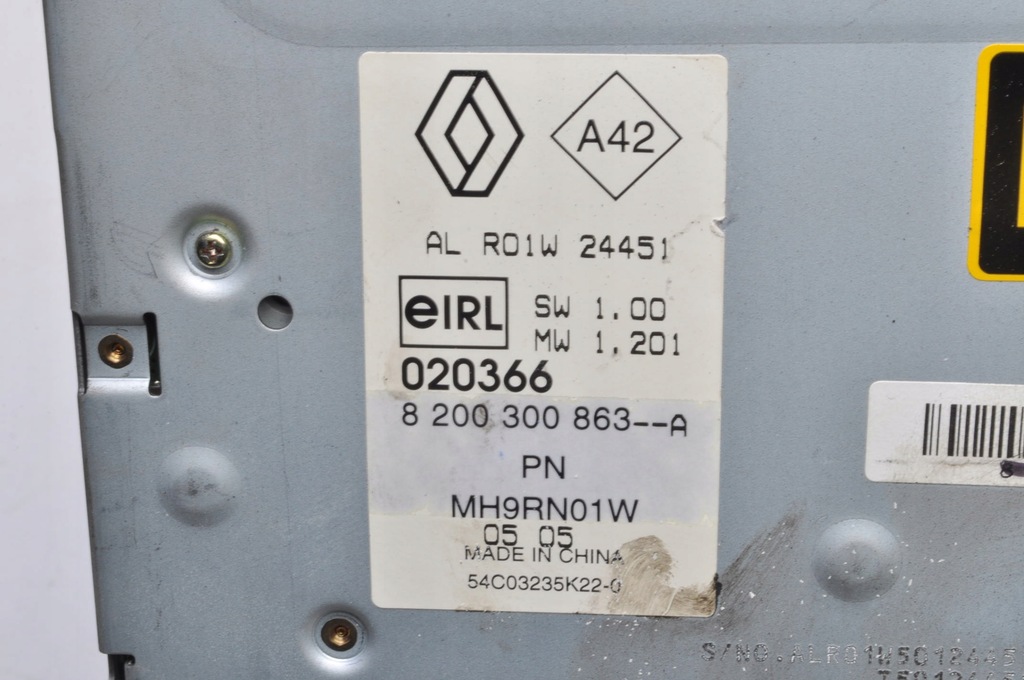 фото №6, Renault scenic ii радио 8200300863a