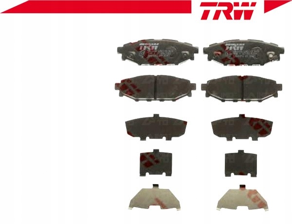 фото №3, Гальмівні колодки гальмівні subaru задня legacy trw