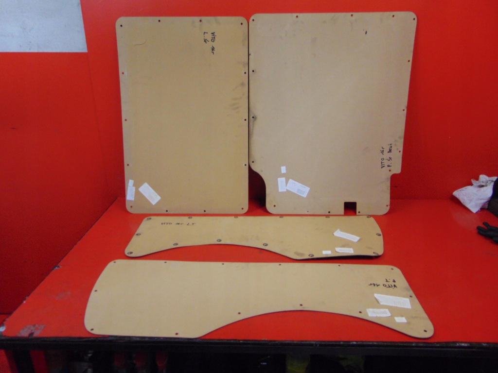 фото №13, Mercedes vito w447 плита обшивка кузов комплект