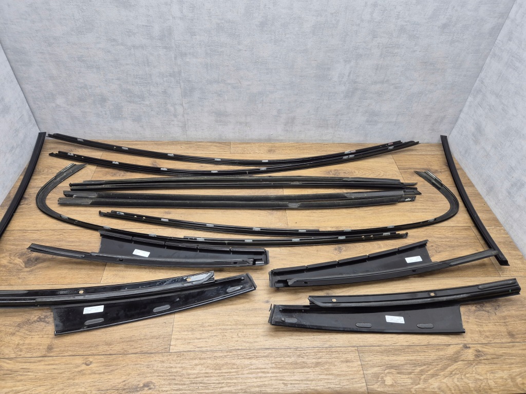 Bmw 5 f10 накладки shadowline m-pakiet высокий блеск чёрные полный набор в Украине