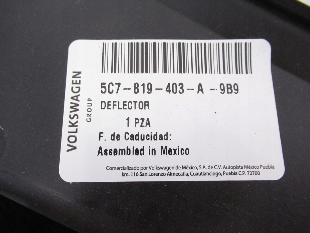 фото №6, Отражатель wody vag passat b6 2005 2008 оригинальный 5c7819403a9b9