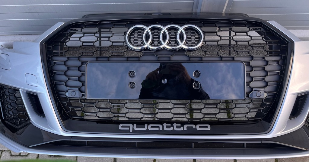 фото №9, Бампер передній kompletny audi rs3 8v5 lift sedan омивачі 4pdc решітка радіатора ґрати