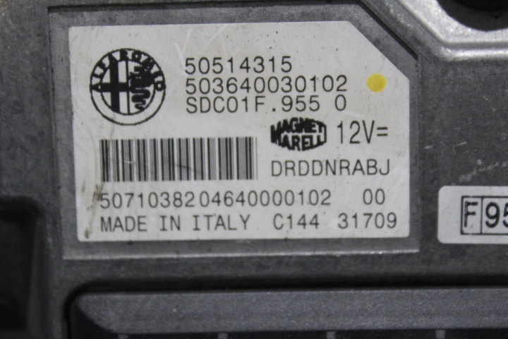 фото №3, Модуль блок управления alfa romeo mito 1.4