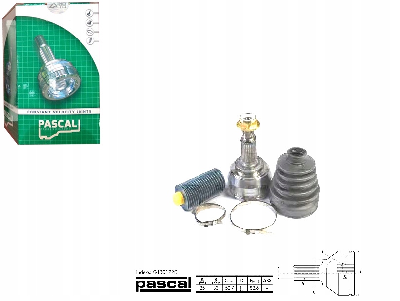фото №1, Шарнір привідний зовнішній renault grand scenic i