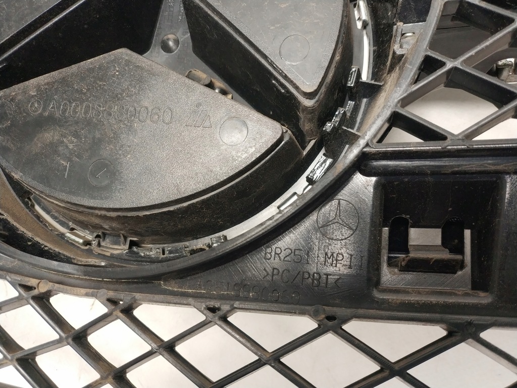 фото №7, Mercedes r-klasa w251 решітка радіатора решітка радіатора двигуна