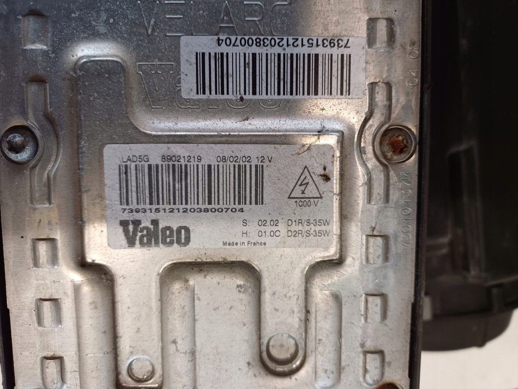 фото №10, Citroen c5 01-04 лампа правая перед ксенон 9644275280