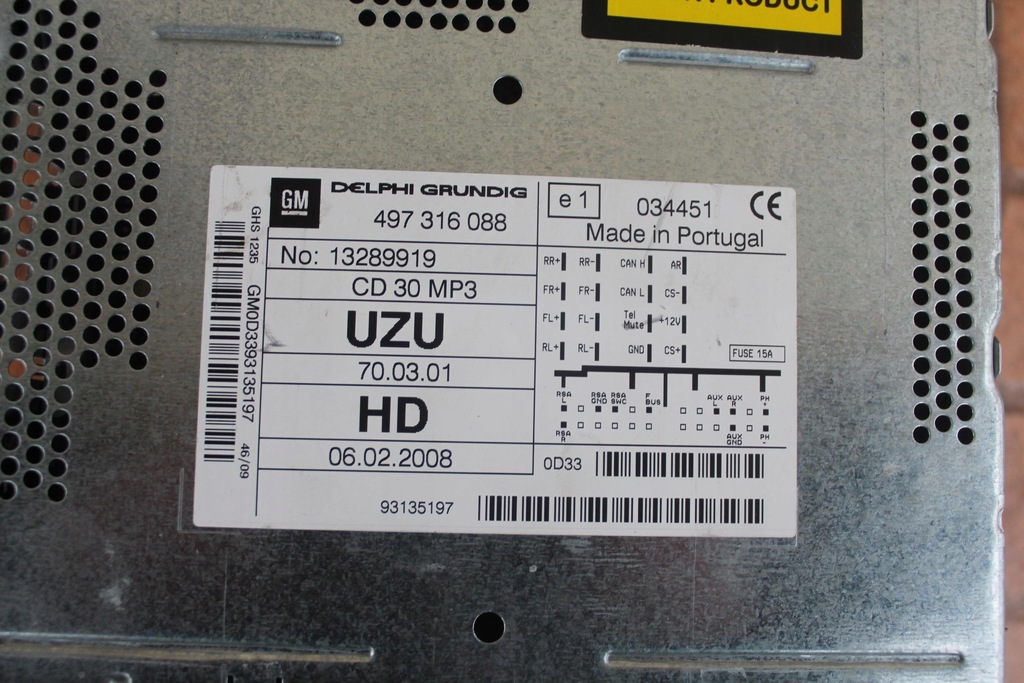 фото №4, Радио opel corsa d 13289919