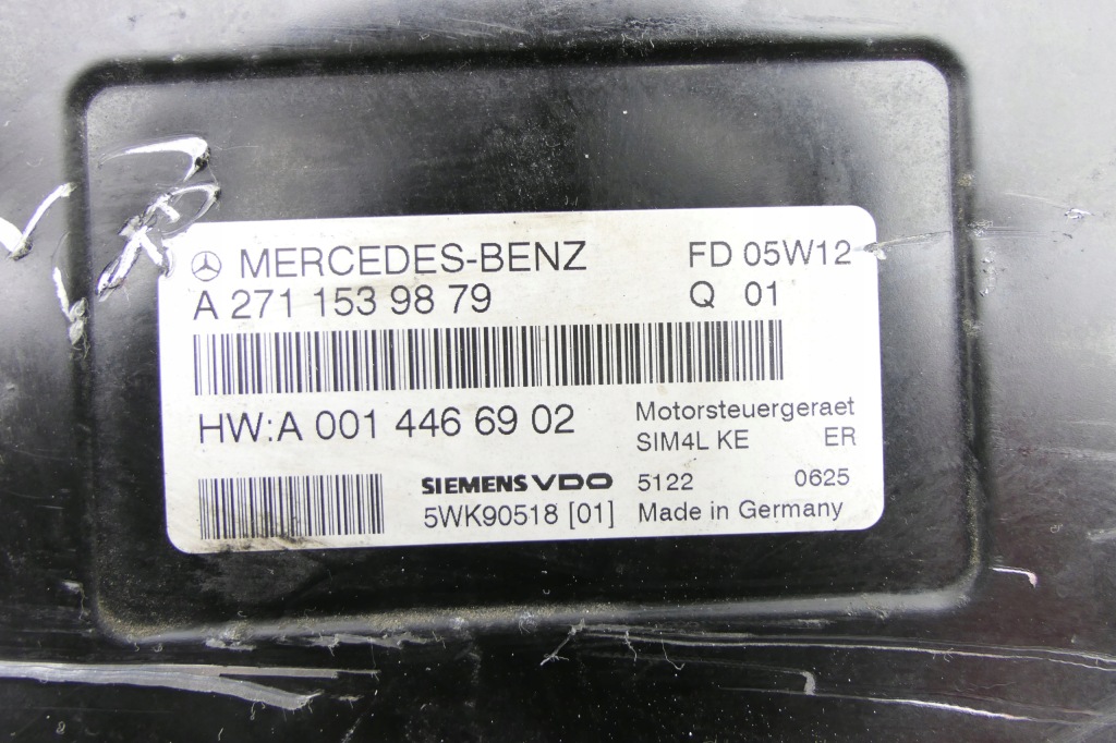 фото №9, Блок керування двигуна mercedes w208 1.8 a2711539879