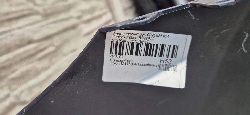 фото №16, Bmw ix3 g08 lift lci 21-24 m-pakiet бампер перед решітка радіатора org