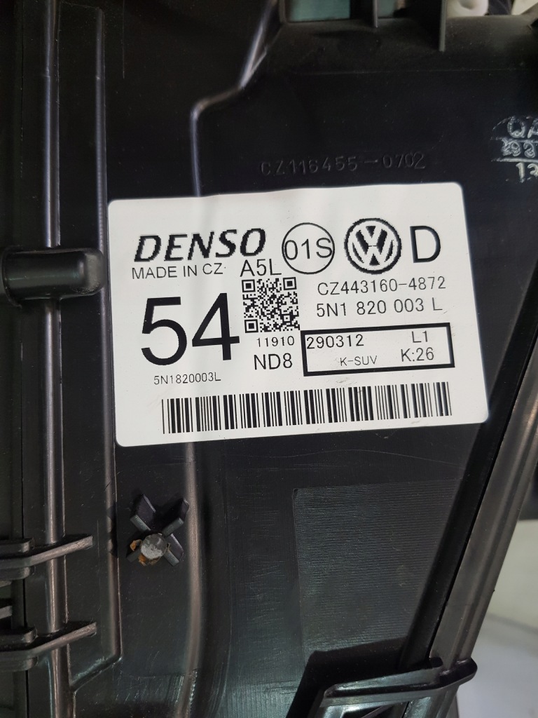 фото №13, Отопитель комплектная 5n1820003l vw tiguan 5n 2.0 tdi 12r eur